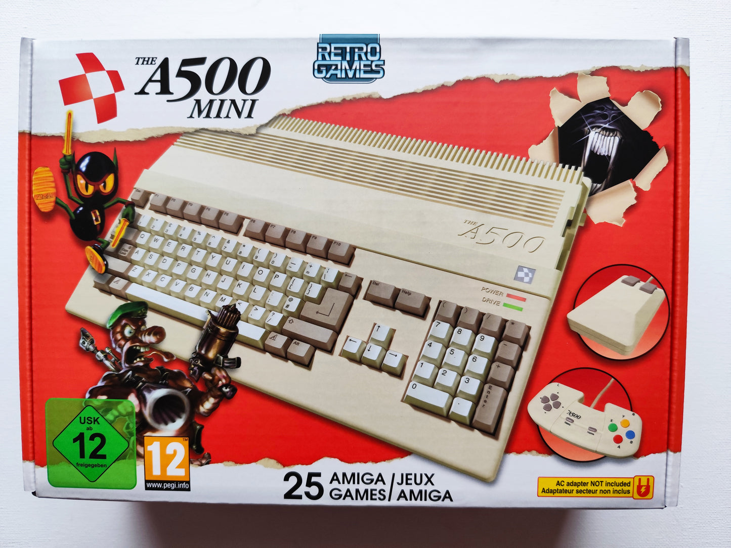 The A500 Mini Amiga 25 classic Games