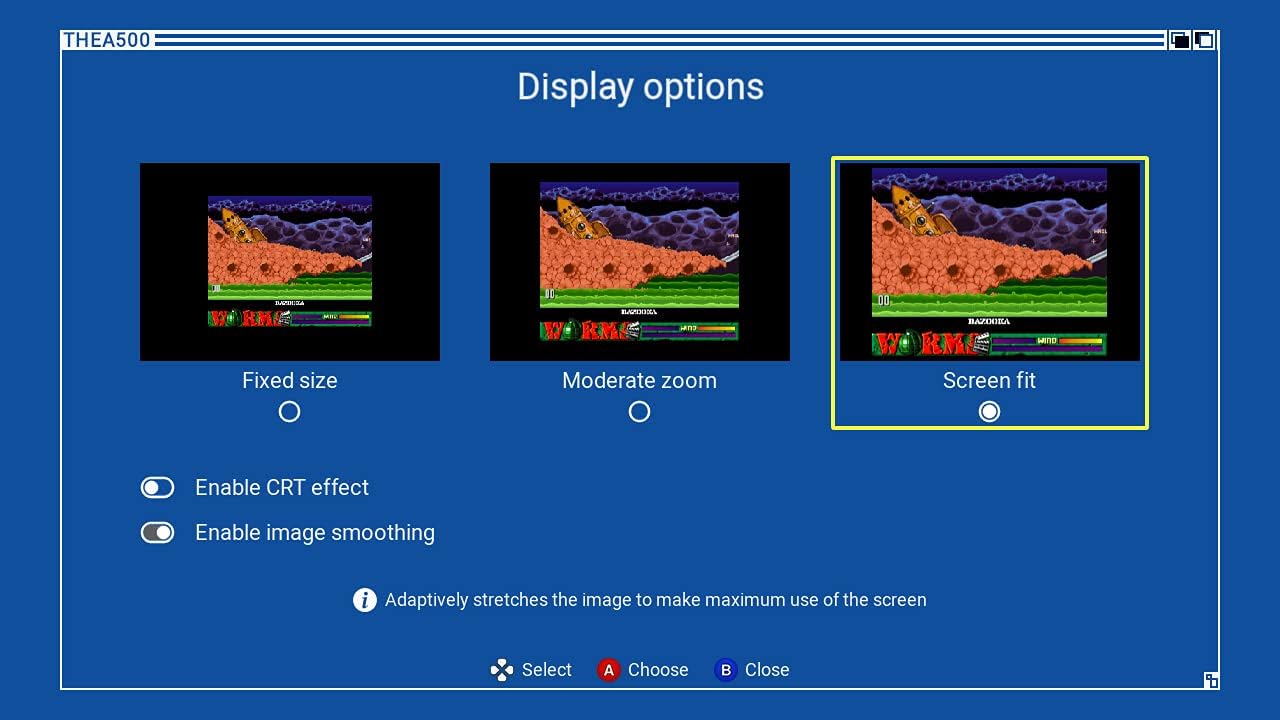 The A500 Mini Amiga 25 classic Games