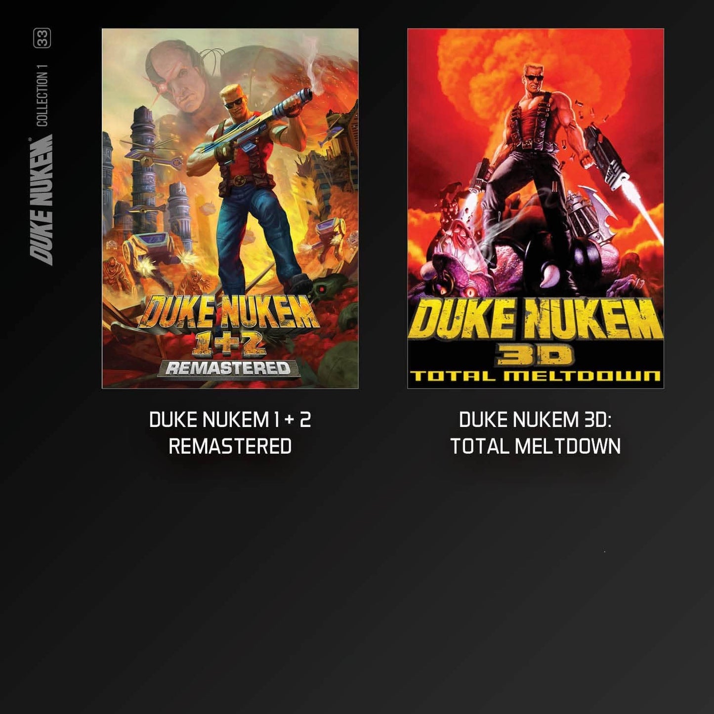 BLAZE Evercade Red Cart 33 – Duke Nukem Col. 1 - GameRaid