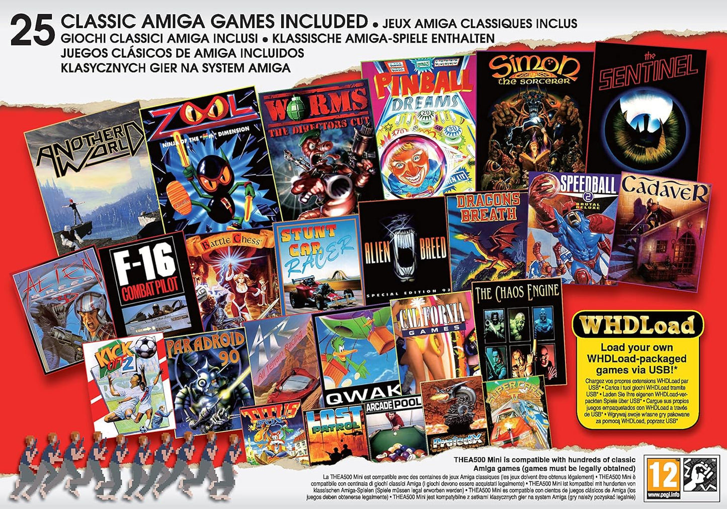 The A500 Mini Amiga 25 classic Games