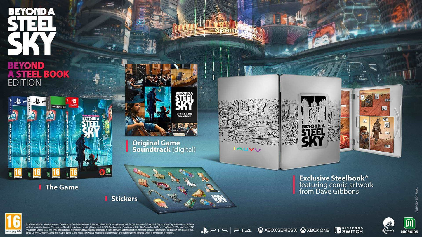 Beyond A Steel Sky Steelbook Edition Nintendo Switch £14.99