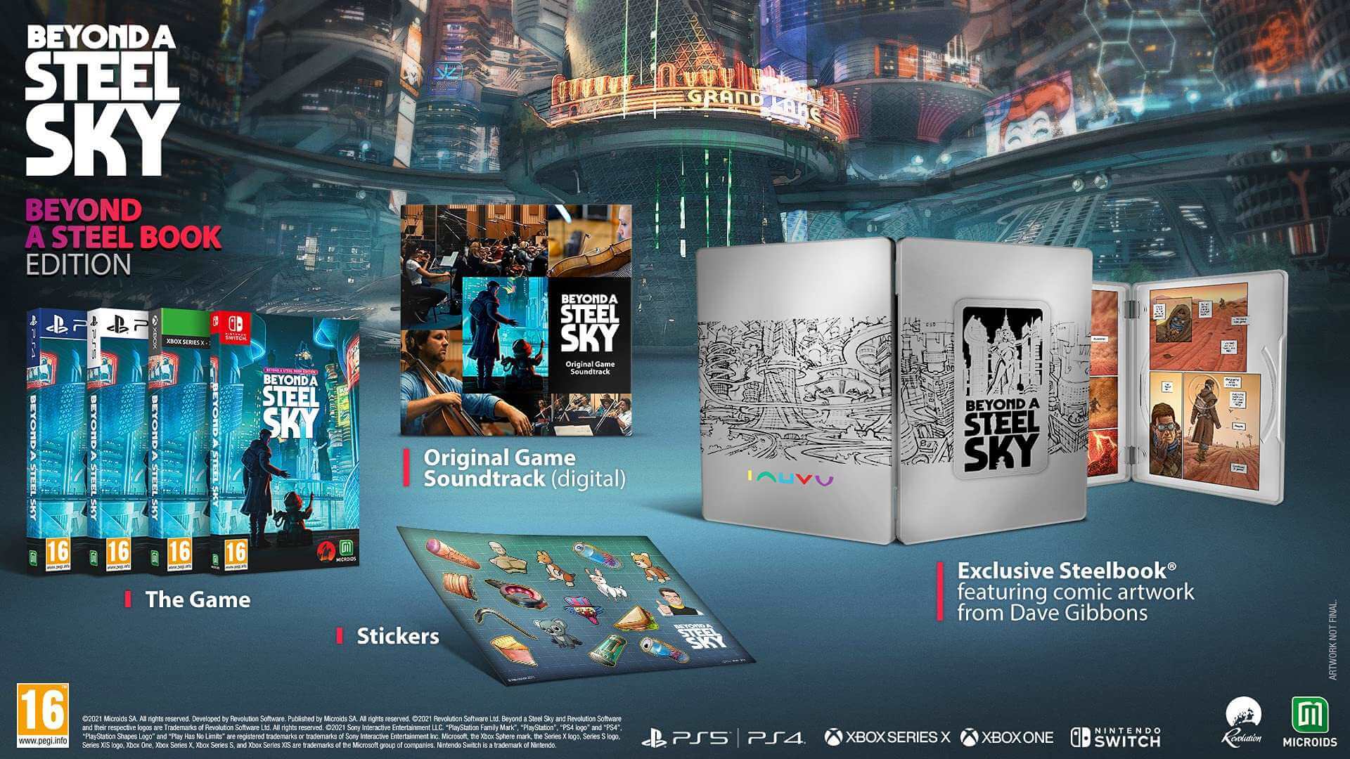 Beyond A Steel Sky Steelbook Edition Nintendo Switch - GameRaid