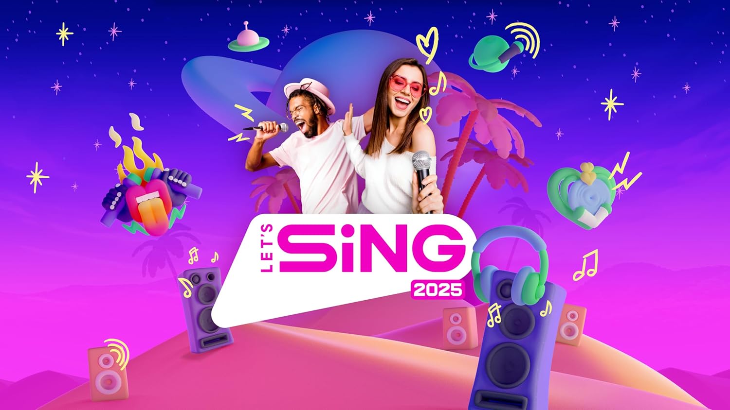 Let's Sing 2025 + 2 Mic Bundle Pack Nintendo Switch - GameRaid