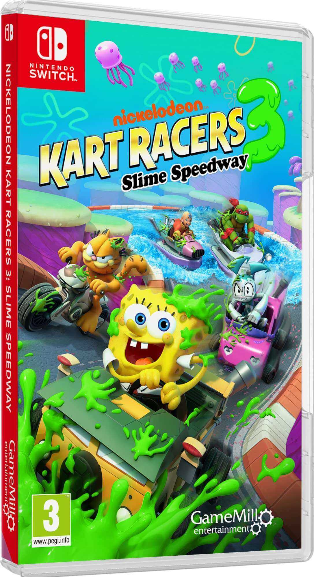 Nickelodeon Kart Racers 3 Slime Speedway Nintendo Switch - GameRaid