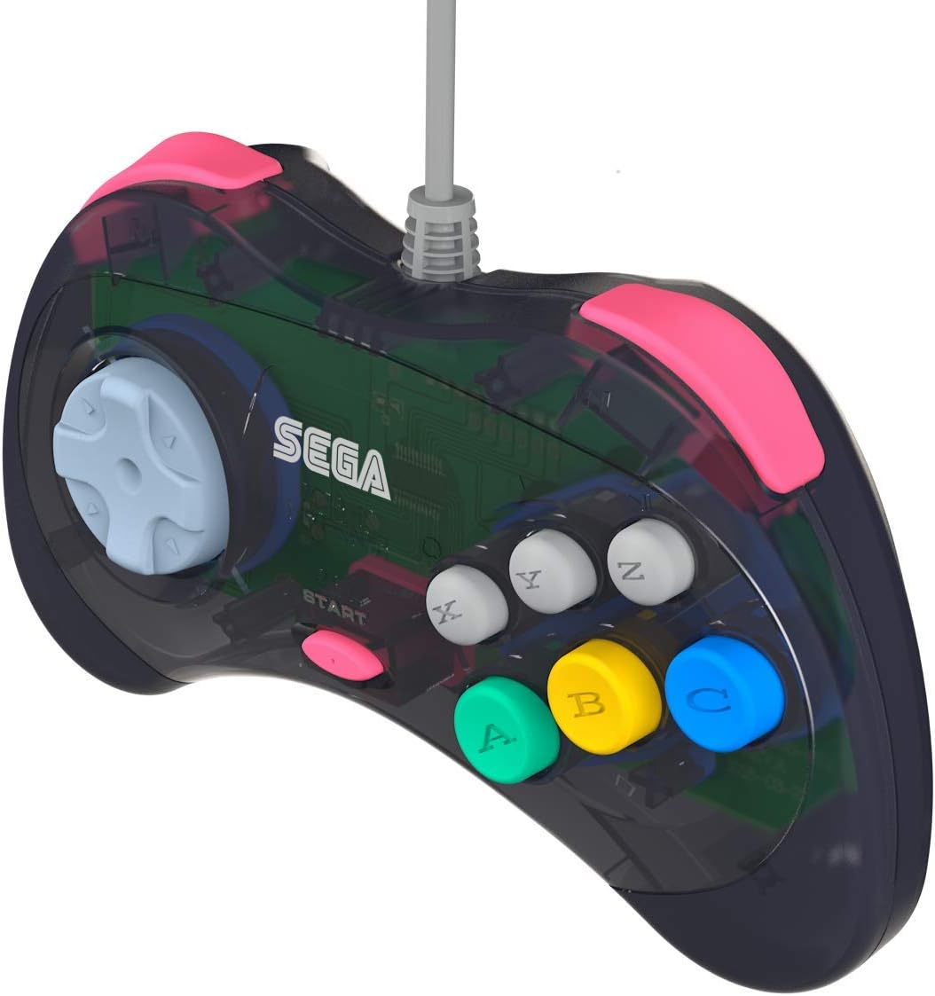 Retro-Bit SEGA Saturn USB Pad – Grey