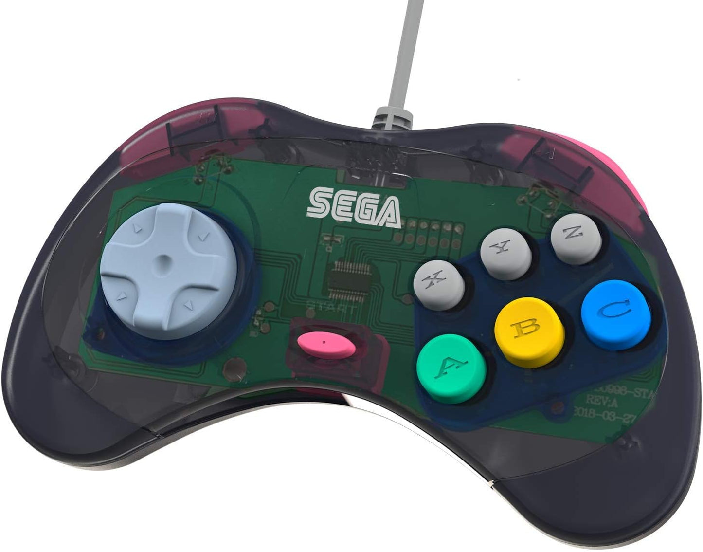 Retro-Bit SEGA Saturn USB Pad – Grey