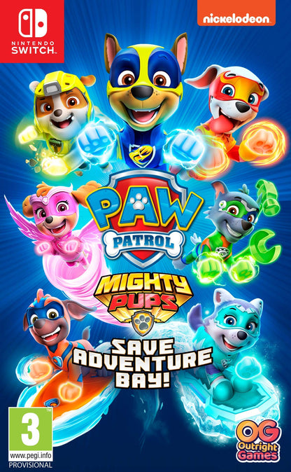 PAW Patrol Mighty Pups Save Adventure Bay! Nintendo Switch - Video Game