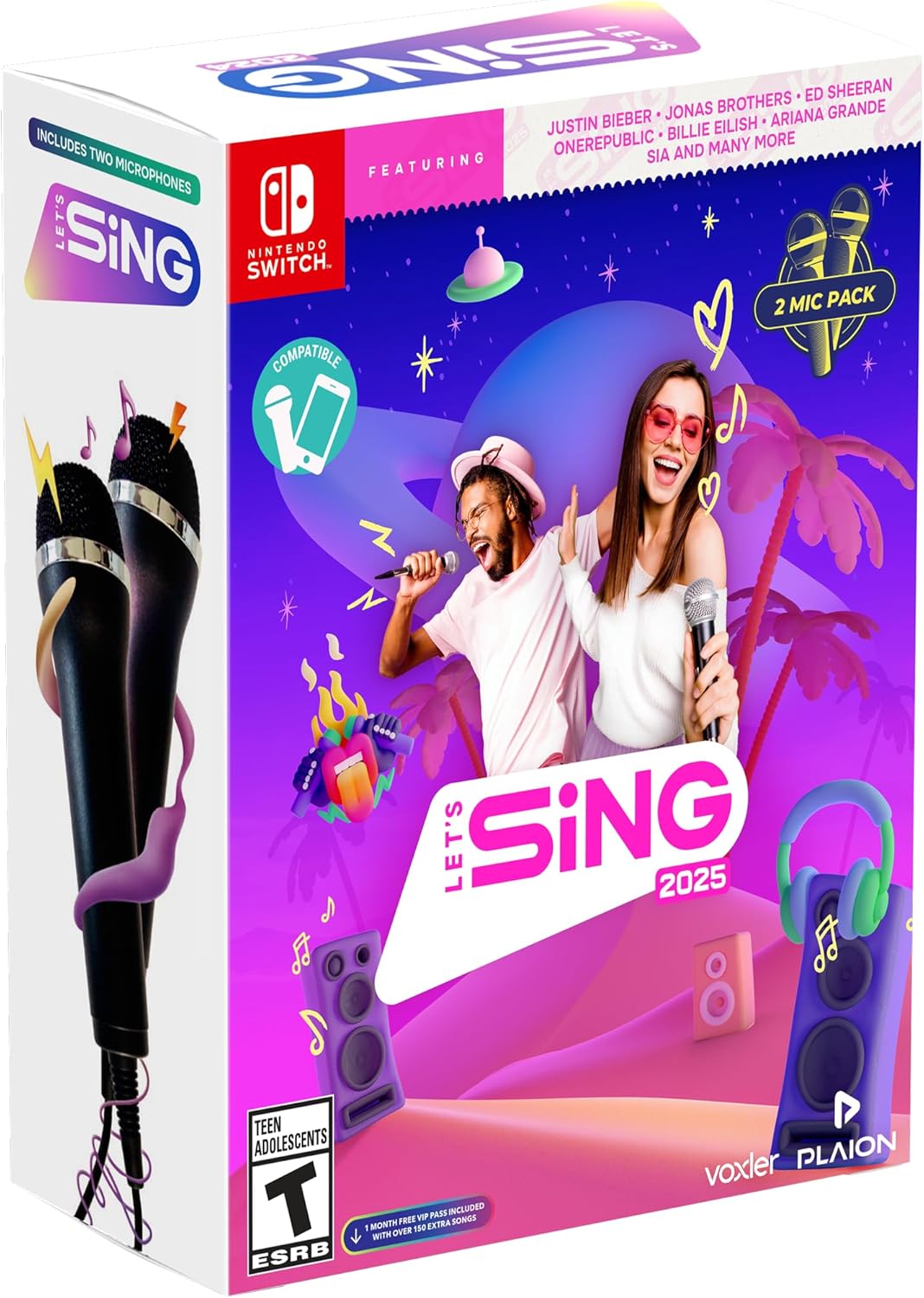 Let’s Sing 2025 (2 mics bundle) - Nintendo Switch