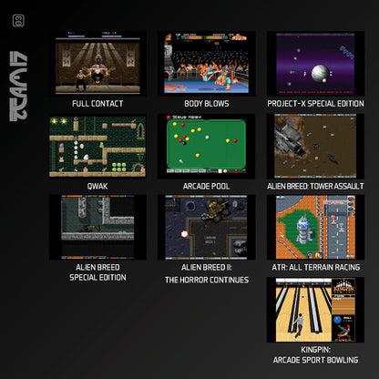 Evercade Team 17 Amiga Collection 1 – BLAZE Cartridge - GameRaid