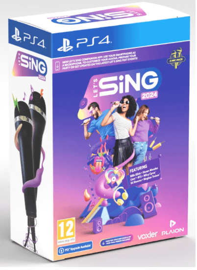Let's Sing 2024 + 2 Mics PS4 - GameRaid