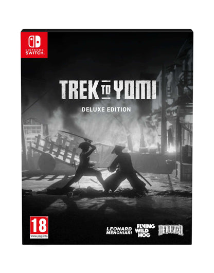 Trek To Yomi Ultimate Edition for Nintendo Switch cover with samurai combat scene.